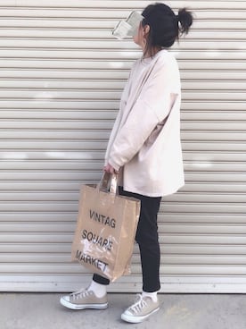 「ZOZO」｜「アイテム（ワンピース/ドレス）」を使った、Sari☺︎さん（レディース・166cm）の春コーディネート