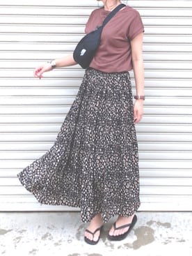 「ヘアバンド」｜「アイテム（ビーチサンダル）」を使った、Sari☺︎さん（レディース・166cm）の夏コーディネート