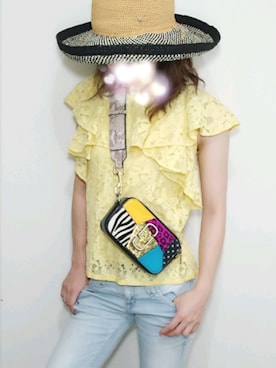 「MARC JACOBS（マークジェイコブス）のアイテム（ボディバッグ/ウエストポーチ）」を使った、snowsweet さん（レディース・161cm）の秋コーディネート