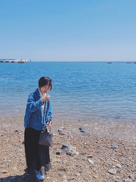 「I am I （アイアムアイ）のアイテム（ジャケット/アウター）」を使った、せきしえきさん（レディース・164cm）の春コーディネート