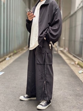 「CASPER JOHN」｜「アイテム（財布/小物）」を使った、tkさん（メンズ・168cm）の春コーディネート