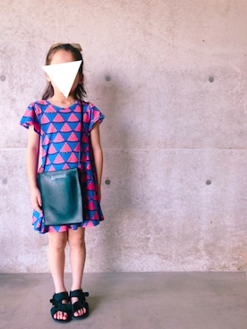 「BdeR（ビーデアール）のアイテム」を使った、A   Y   A   さん（キッズ・120cm）の夏コーディネート