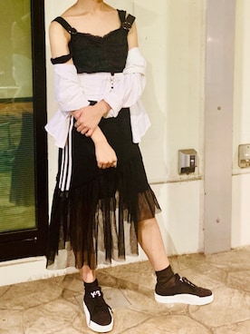 なげちさん（レディース・157cm）の秋コーディネート