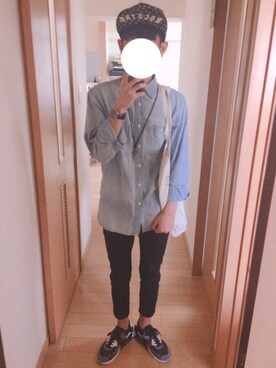 グシケン。さん（メンズ・167cm）の春コーディネート