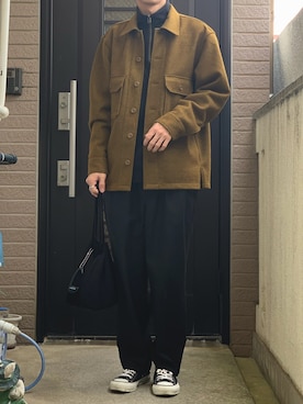 「Creed（クリード）のアイテム」を使った、グシケン。さん（メンズ・167cm）の冬コーディネート