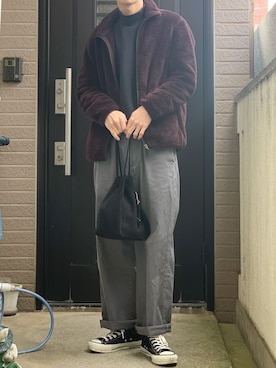 「Creed（クリード）のアイテム」を使った、グシケン。さん（メンズ・167cm）の冬コーディネート