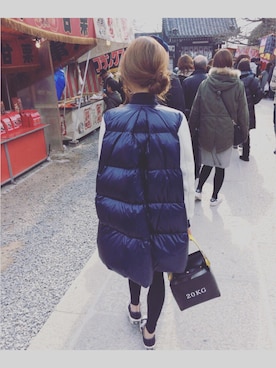 「sacai luck（サカイ ラック）のアイテム」を使った、kazさん（レディース・164cm）の冬コーディネート