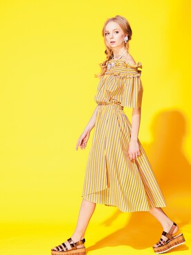「Re.Verofonna（ヴェロフォンナ）のアイテム」を使った、Re.Verofonnaさん（レディース・161cm）の夏コーディネート