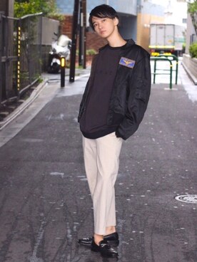 加藤元気さん（メンズ・177cm）の秋コーディネート