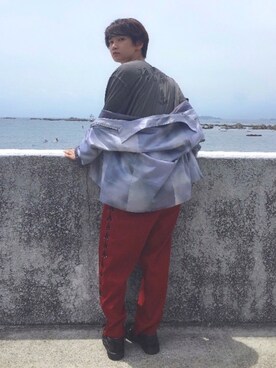 加藤元気さん(メンズ・177cm)の秋コーディネート