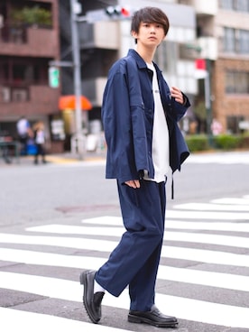 加藤元気さん（メンズ・177cm）の秋コーディネート