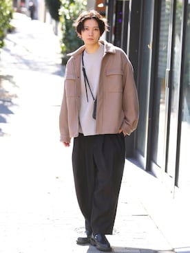 加藤元気さん(メンズ・177cm)の冬コーディネート