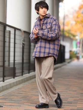 加藤元気さん(メンズ・177cm)の冬コーディネート