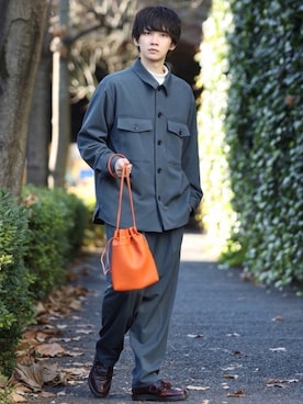 加藤元気さん（メンズ・177cm）の冬コーディネート