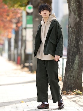 加藤元気さん(メンズ・177cm)の冬コーディネート