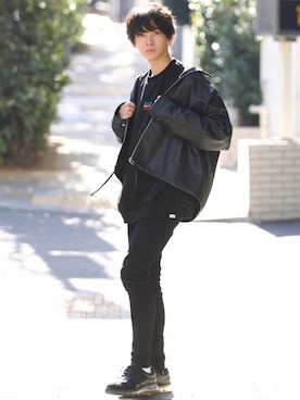 加藤元気さん(メンズ・177cm)の冬コーディネート