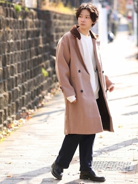 加藤元気さん（メンズ・177cm）の冬コーディネート