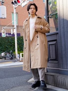 加藤元気さん(メンズ・177cm)の冬コーディネート
