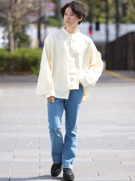 加藤元気さん（メンズ・177cm）の春コーディネート