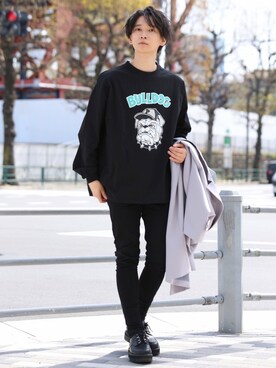 加藤元気さん(メンズ・177cm)の春コーディネート