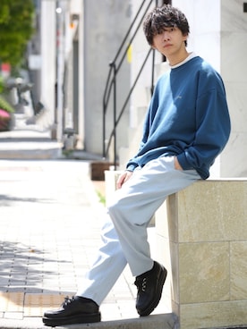 加藤元気さん(メンズ・177cm)の春コーディネート