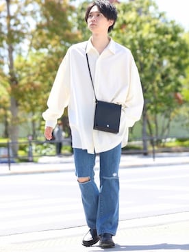 加藤元気さん(メンズ・177cm)の春コーディネート