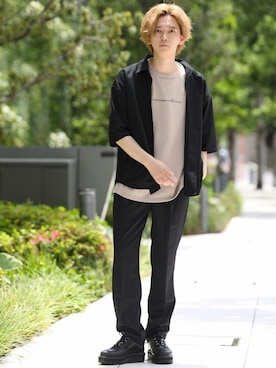 加藤元気さん（メンズ・177cm）の夏コーディネート