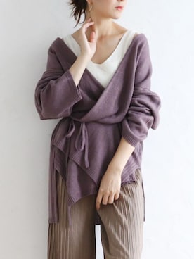 「Silky（シルキー）のアイテム」を使った、silkyさん（レディース・165cm）の冬コーディネート