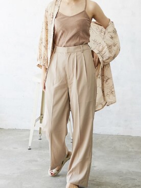 「Silky（シルキー）のアイテム」を使った、silkyさん（レディース・165cm）の夏コーディネート