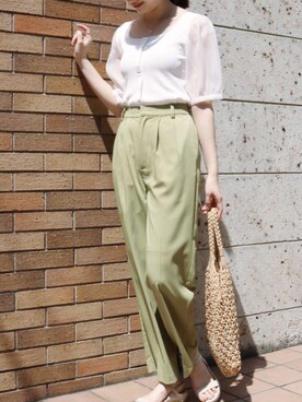 「Silky（シルキー）のアイテム」を使った、silkyさん（レディース・165cm）の夏コーディネート