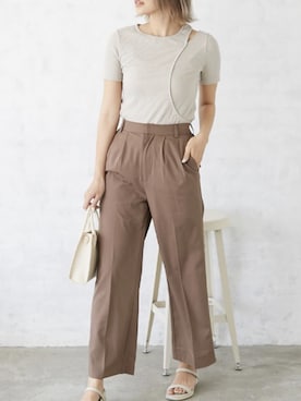 「Silky（シルキー）のアイテム」を使った、silkyさん（レディース・165cm）の夏コーディネート