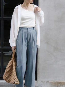 「Silky（シルキー）のアイテム」を使った、silkyさん（レディース・165cm）の夏コーディネート