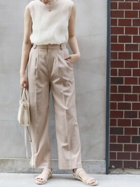 「Silky（シルキー）のアイテム」を使った、silkyさん（レディース・165cm）の夏コーディネート