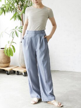 「Silky（シルキー）のアイテム」を使った、silkyさん（レディース・165cm）の夏コーディネート