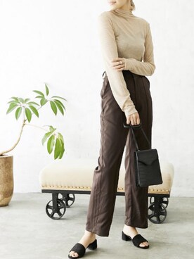 「Silky（シルキー）のアイテム」を使った、silkyさん（レディース・165cm）の夏コーディネート