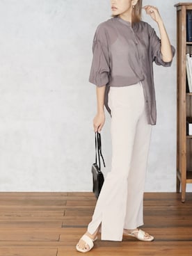 「Silky（シルキー）のアイテム」を使った、silkyさん（レディース・165cm）の夏コーディネート