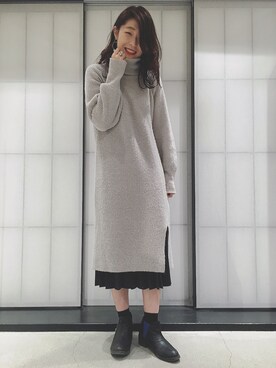 momocoさん(レディース・163cm)の冬コーディネート