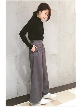 momocoさん（レディース・163cm）の冬コーディネート