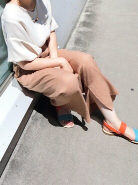 momocoさん（レディース・163cm）の夏コーディネート