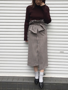 momocoさん（レディース・163cm）の秋コーディネート