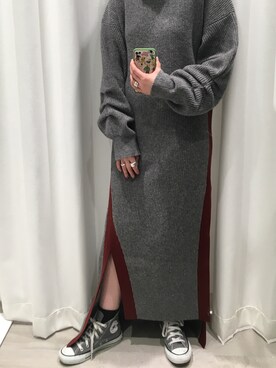 「STUDIOUS HIGH（ストゥディオスハイ）のアイテム」を使った、momocoさん（レディース・163cm）の秋コーディネート