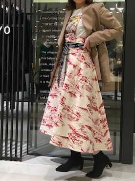 momocoさん（レディース・163cm）の冬コーディネート