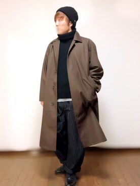 くろぴくさん（メンズ・170cm）の冬コーディネート