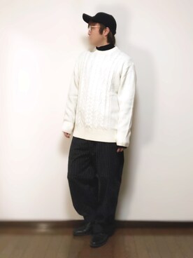 くろぴくさん（メンズ・170cm）の冬コーディネート