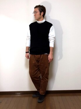 くろぴくさん（メンズ・170cm）の春コーディネート