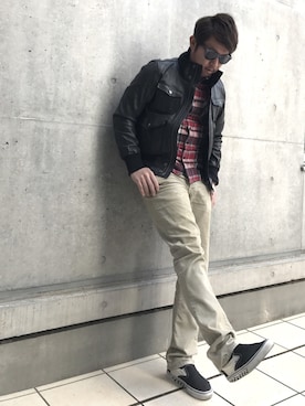 フットゴルファー・コージャ今村⚽️⛳️🇯🇵さん（メンズ・173cm）の冬コーディネート