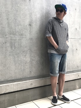 フットゴルファー・コージャ今村⚽️⛳️🇯🇵さん（メンズ・173cm）の夏コーディネート