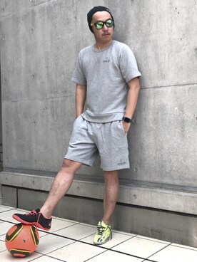 「トレーニング」｜「アイテム（その他）」を使った、フットゴルファー・コージャ今村⚽️⛳️🇯🇵さん（メンズ・173cm）の夏コーディネート
