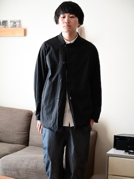 「TEATORA（テアトラ）のアイテム（その他アウター）」を使った、KIRITANBOさん（メンズ・175cm）の春コーディネート