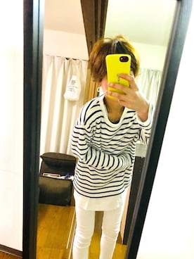 「ワッフル」｜168channelさん（レディース・168cm）の冬コーディネート